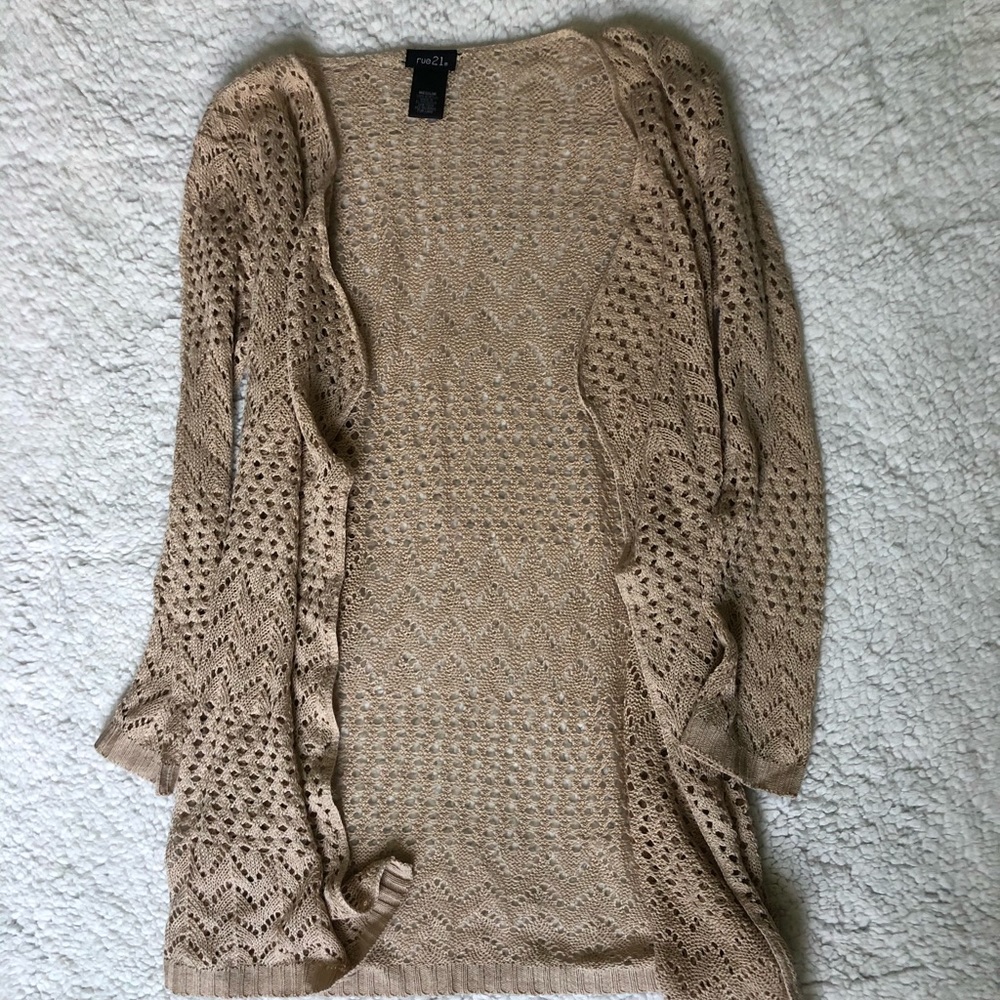 Tan Cardigan
